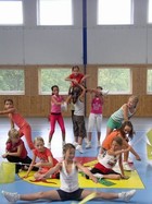 Dtsk aerobic camp — Radostn, srpen 2009 — fotografie . 150